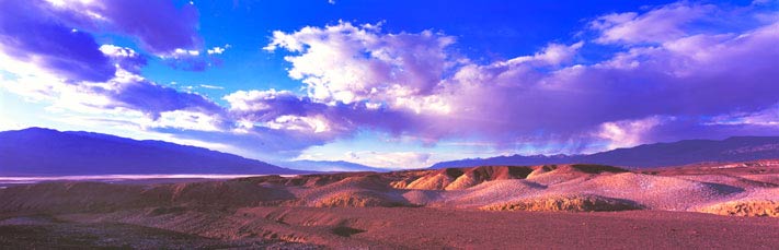 Panoramic Landscape Photography Mustard Canyon, Death Valley